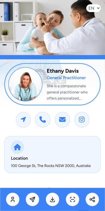 Doctor vCard Demo